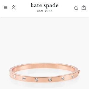 Kate spade rose gold bracelet